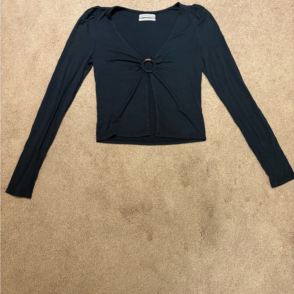 Urban outfitters Elegant Black Long Sleeve Women's Top size small